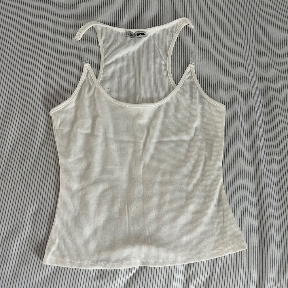 White tank top